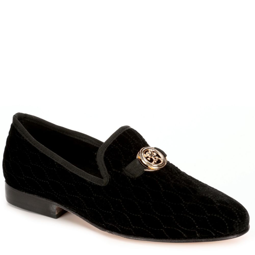 STACY ADAMS Mens Valet Slip On Shoe - BLACK