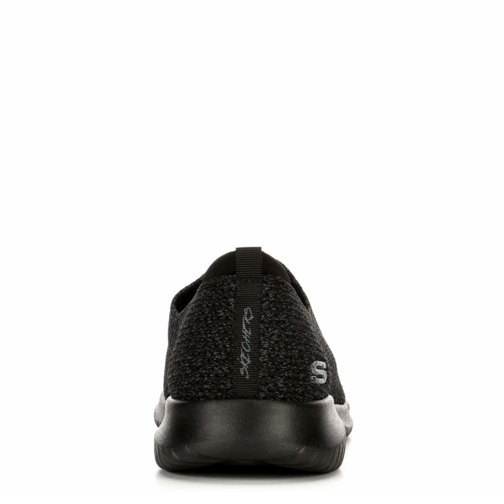 SKECHERS Womens Ultra Flex Harmonious Sneaker - BLACK
