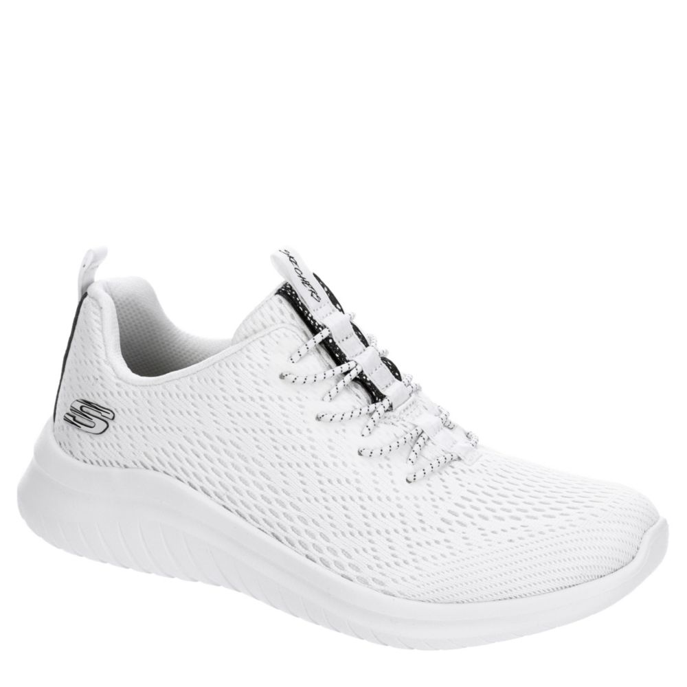 White Skechers Womens Ultra Flex 2 