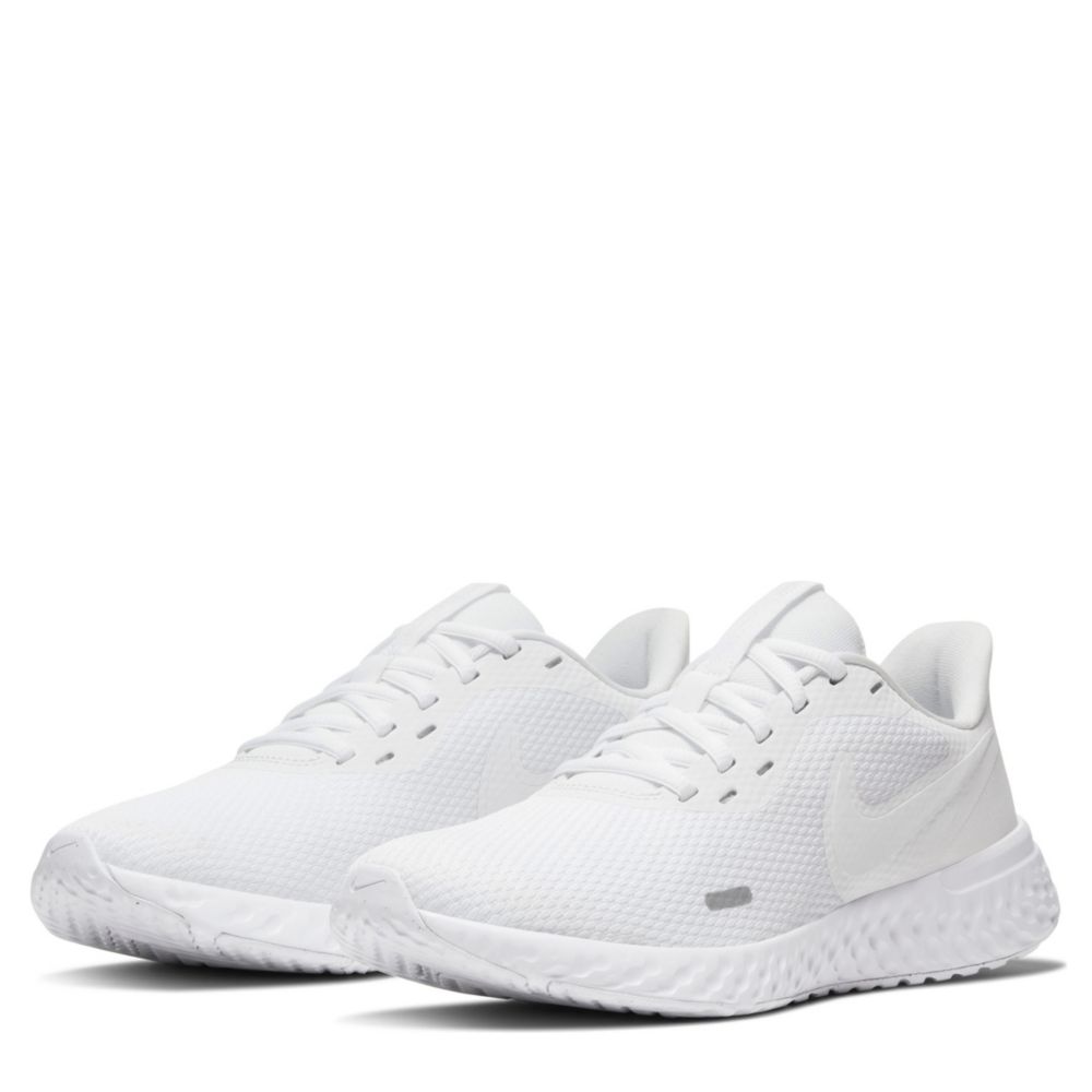 white nike running shoes