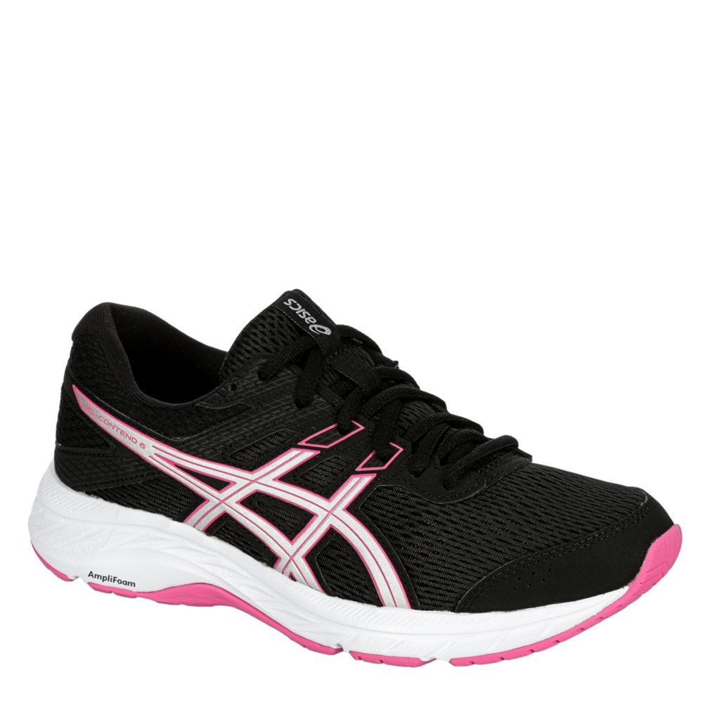 black asics running shoes womens