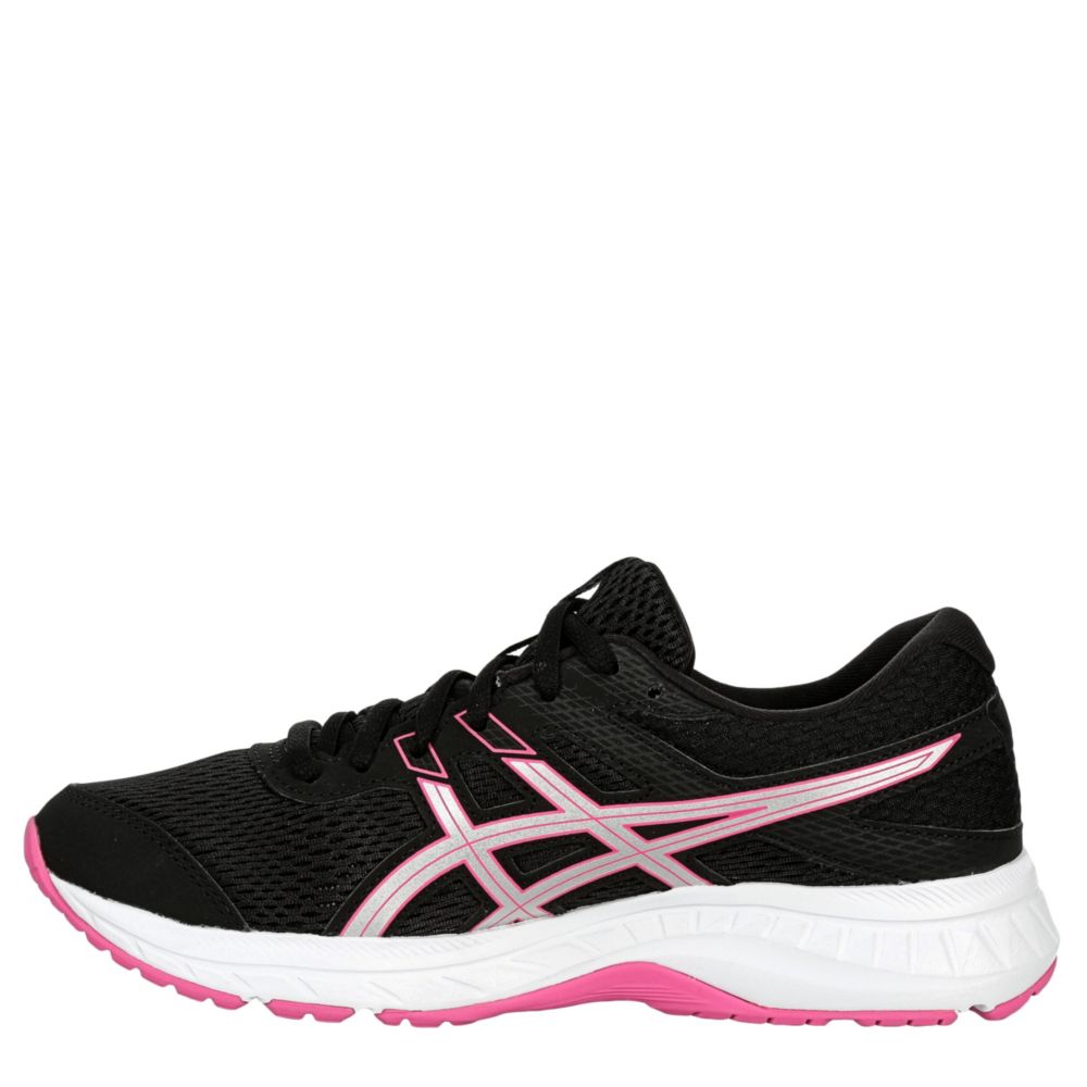 ASICS Womens Contend 6 Running Shoe - BLACK