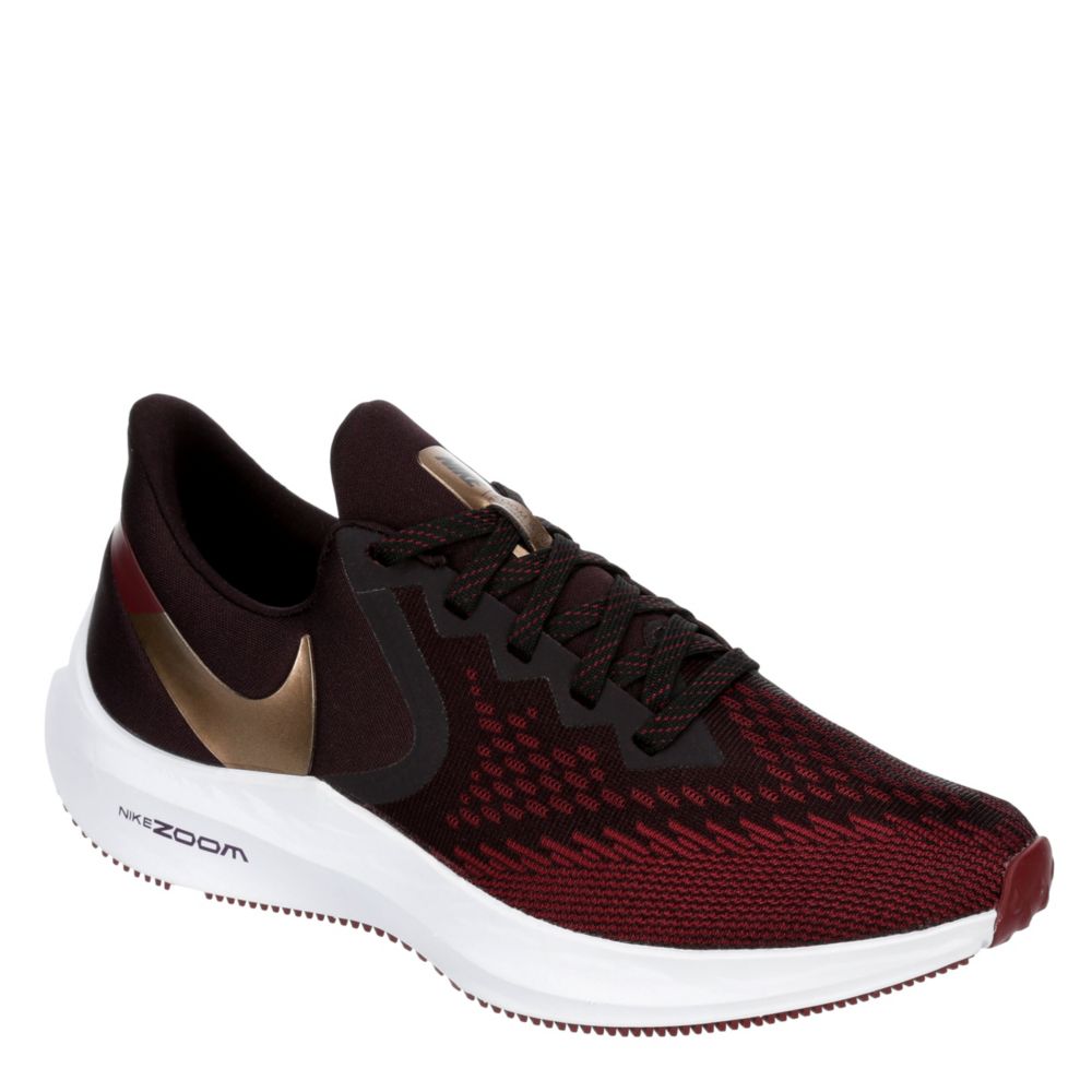 NIKE Womens Winflo 6 Running Shoe - BURGUNDY