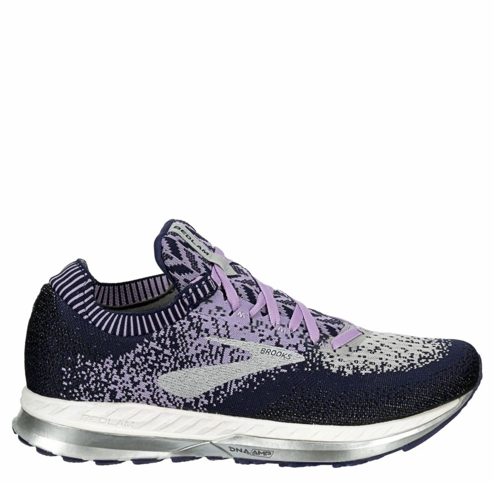 Purple Brooks Womens Bedlam Running Shoe Athletic Off Broadway Shoes