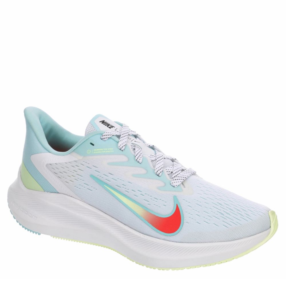 NIKE Womens Zoom Winflo 7 Running Shoe - WHITE