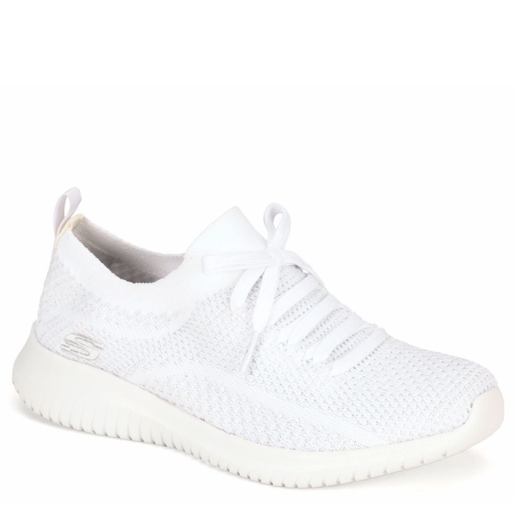 womens white skechers sneakers