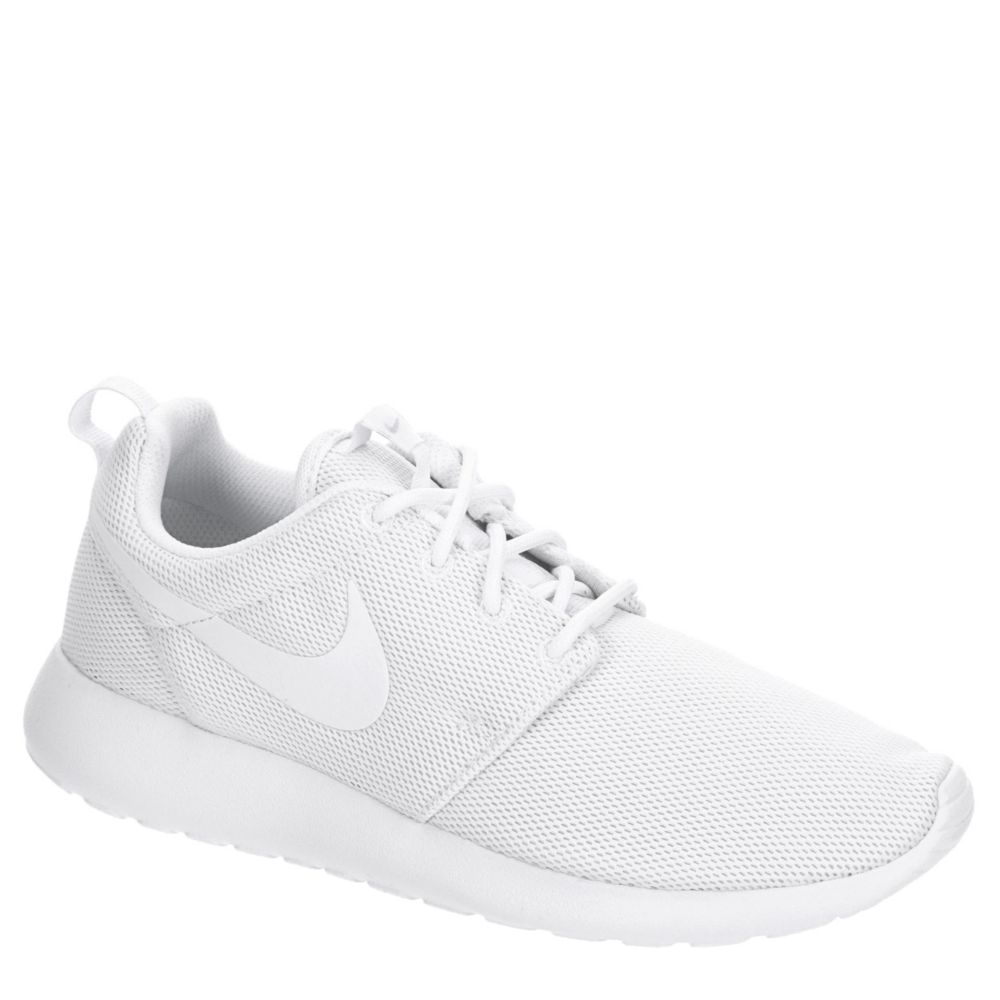 White Nike Womens Roshe Sneaker | Athletic | Off Broadway Shoes