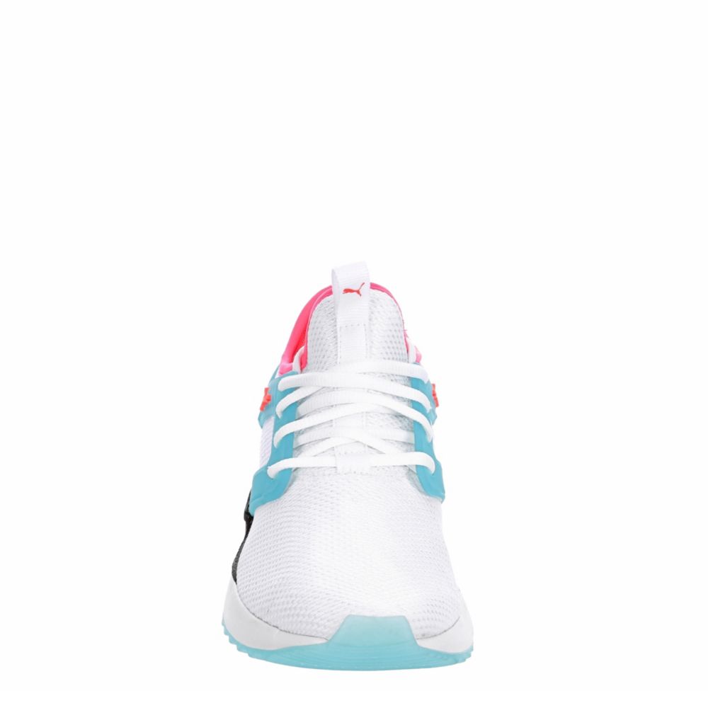 PUMA Womens Pacer Cage Sneaker - WHITE
