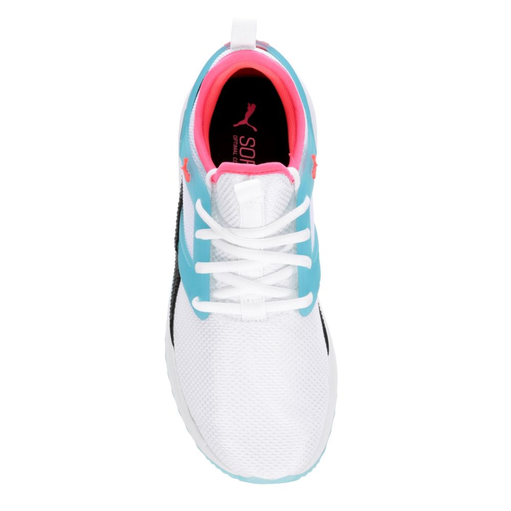PUMA Womens Pacer Cage Sneaker - WHITE