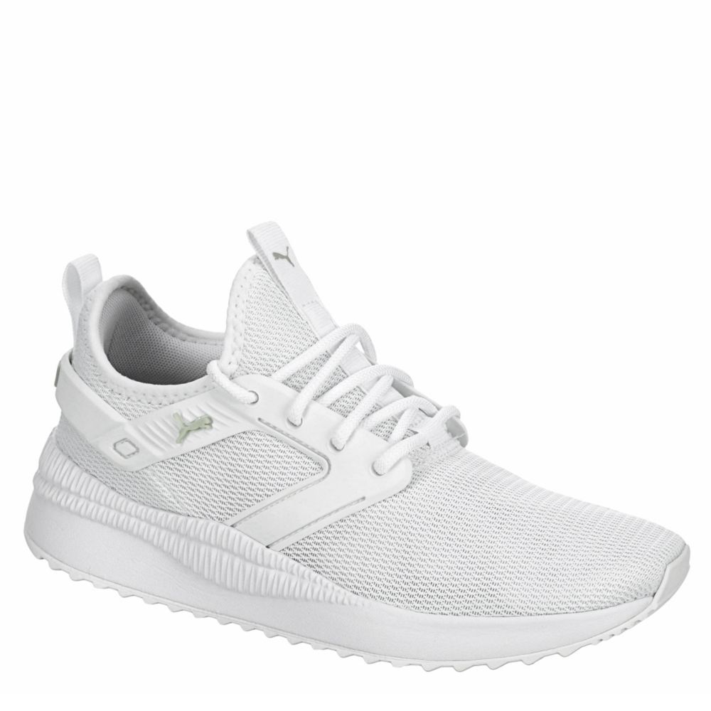 PUMA Womens Pacer Cage Sneaker - WHITE