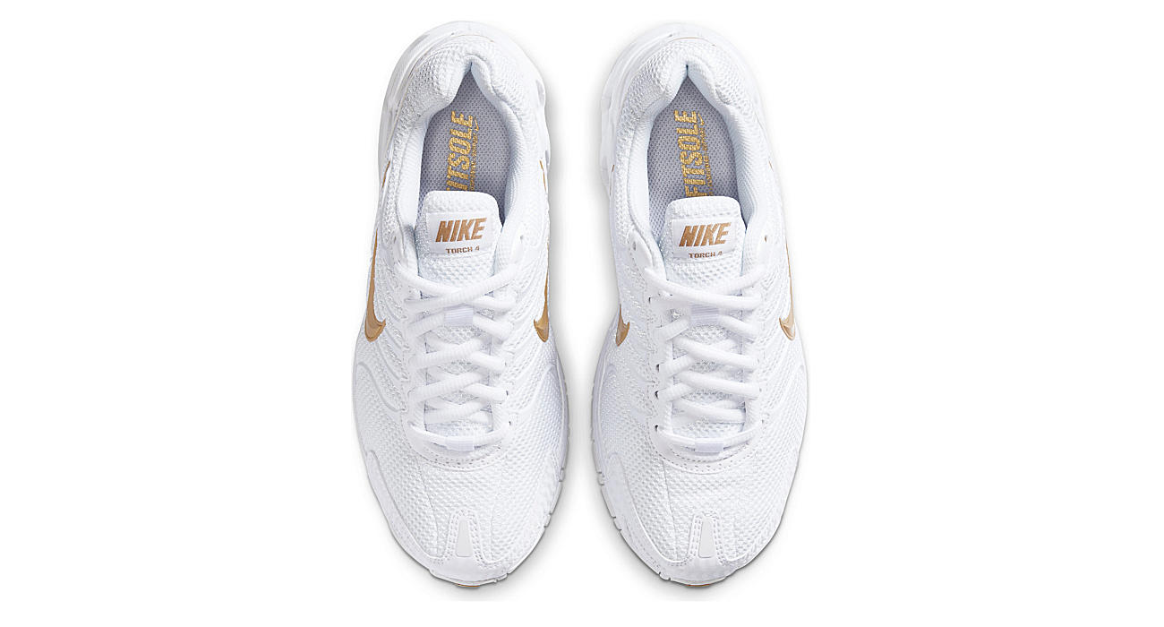White Nike Womens Torch 4 Running Shoe | Athletic | Off Broadway Shoes