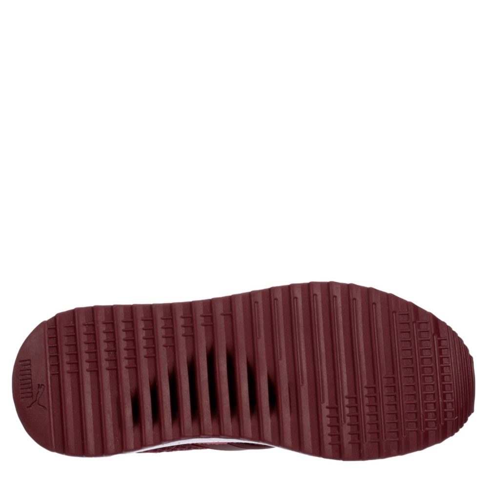 PUMA Womens Pacer Cage Sneaker - BURGUNDY