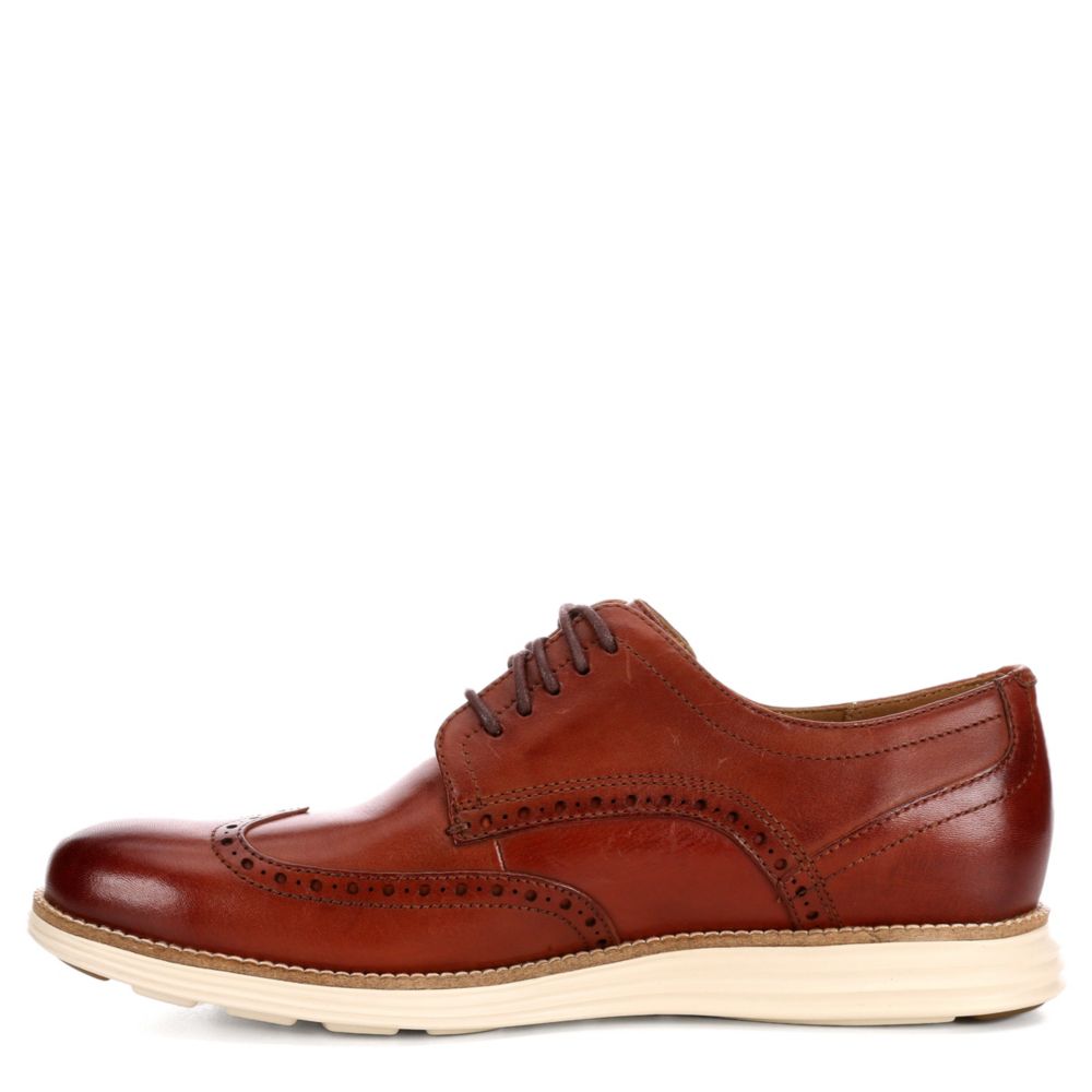cole haan original grand cognac wingtip oxfords
