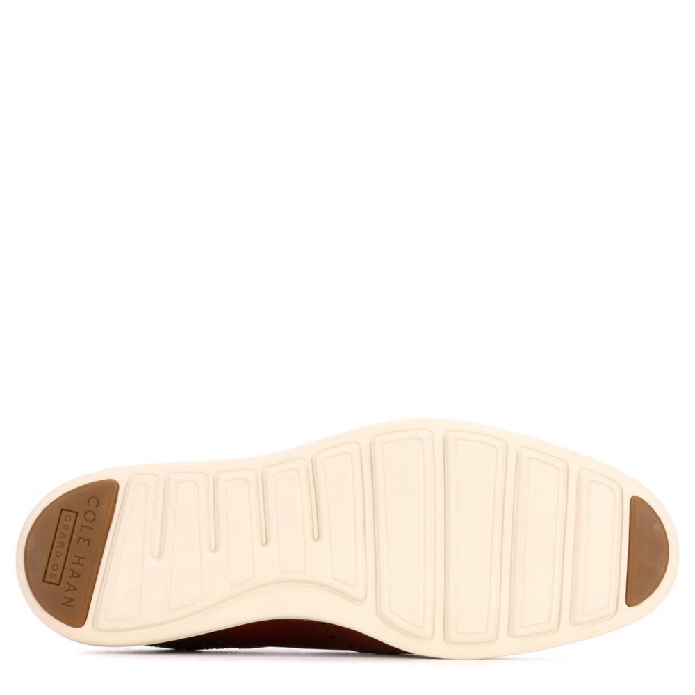 cole haan original grand cognac wingtip oxfords