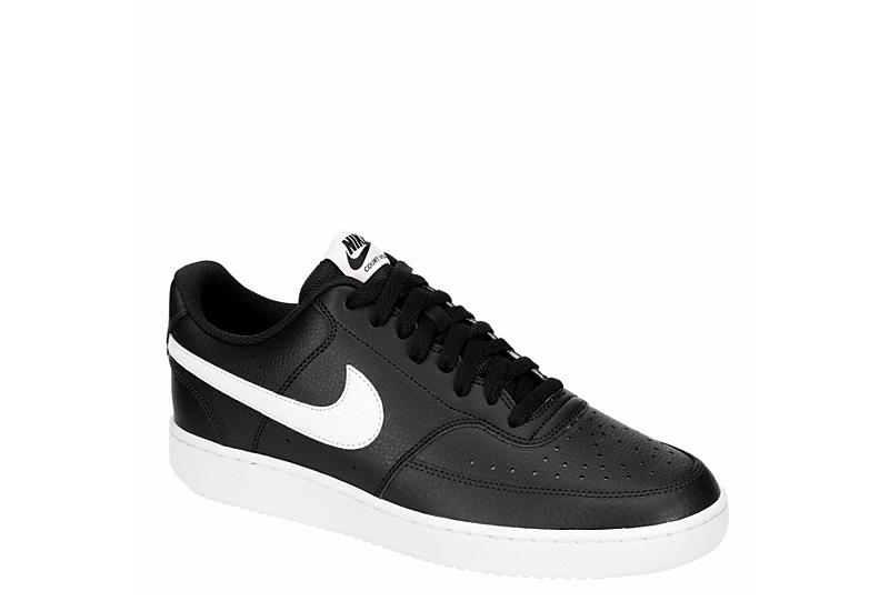Black Nike Womens Court Vision Low Sneaker | Athletic | Off Broadway Shoes
