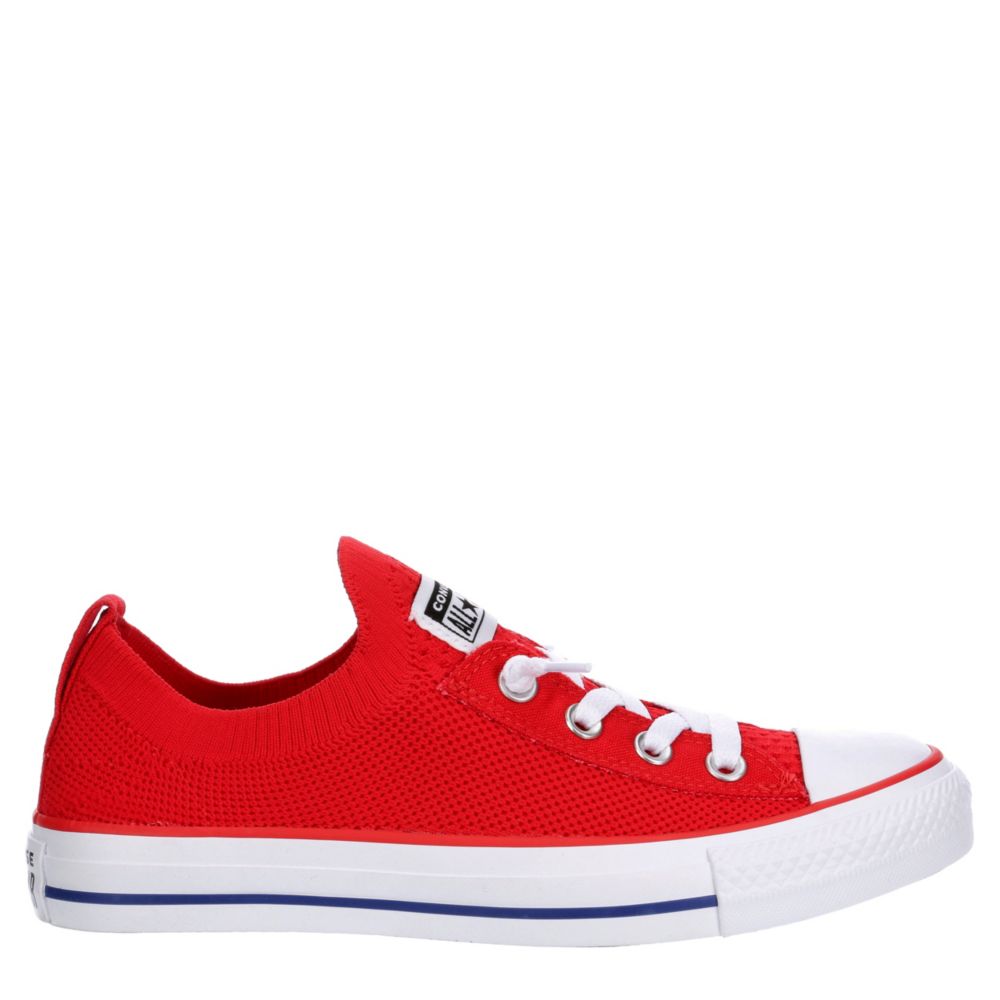 womens red shoreline converse