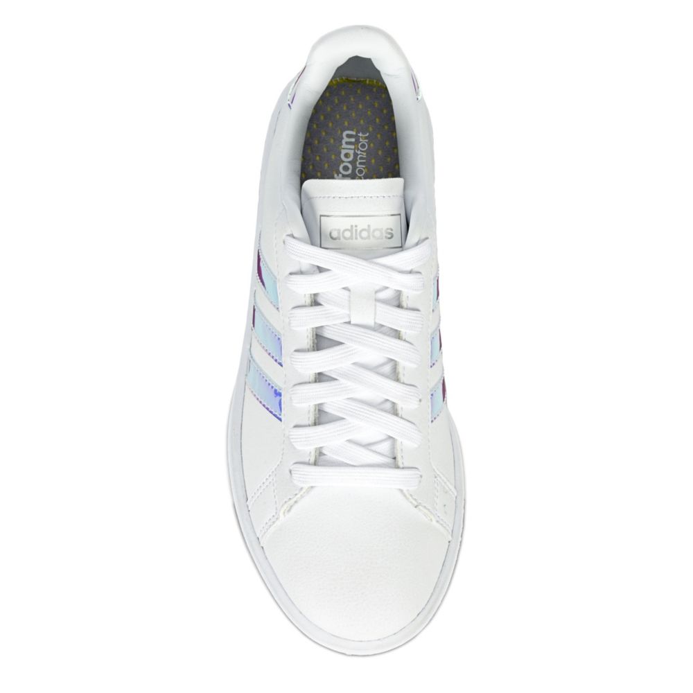 ADIDAS Womens Grand Court Sneaker - WHITE