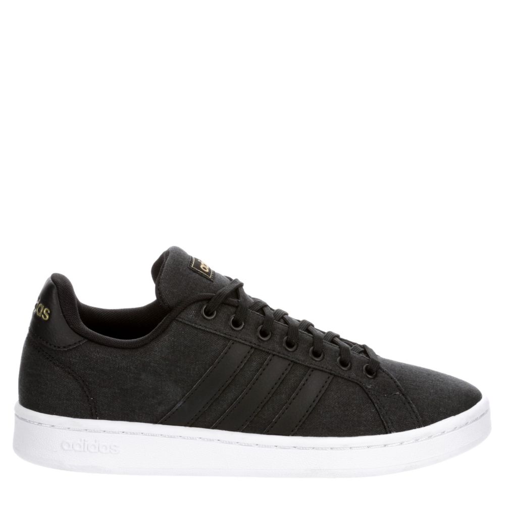 Black Adidas Womens Grand Court Sneaker 