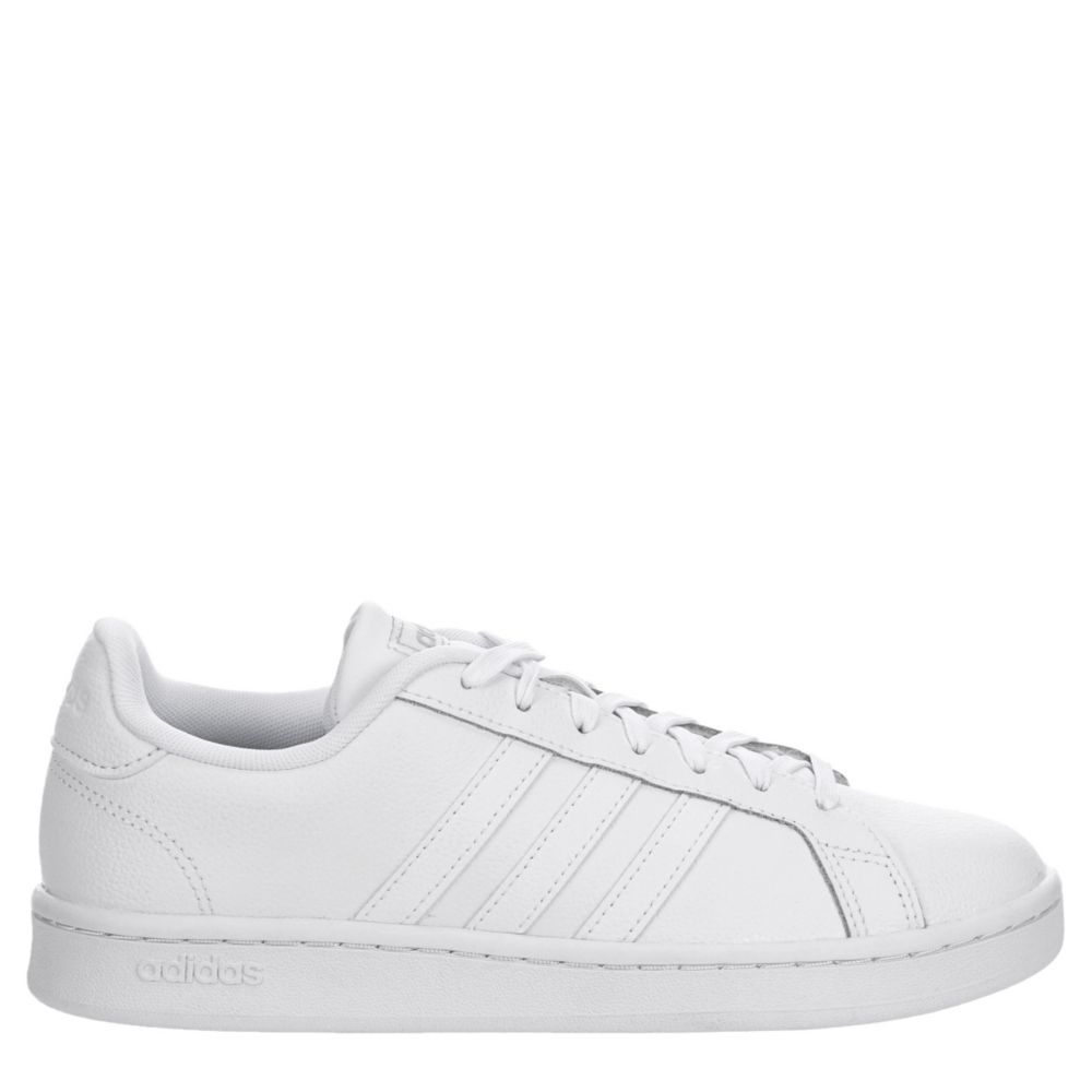 White Adidas Womens Grand Court Sneaker Athletic Off Broadway Shoes