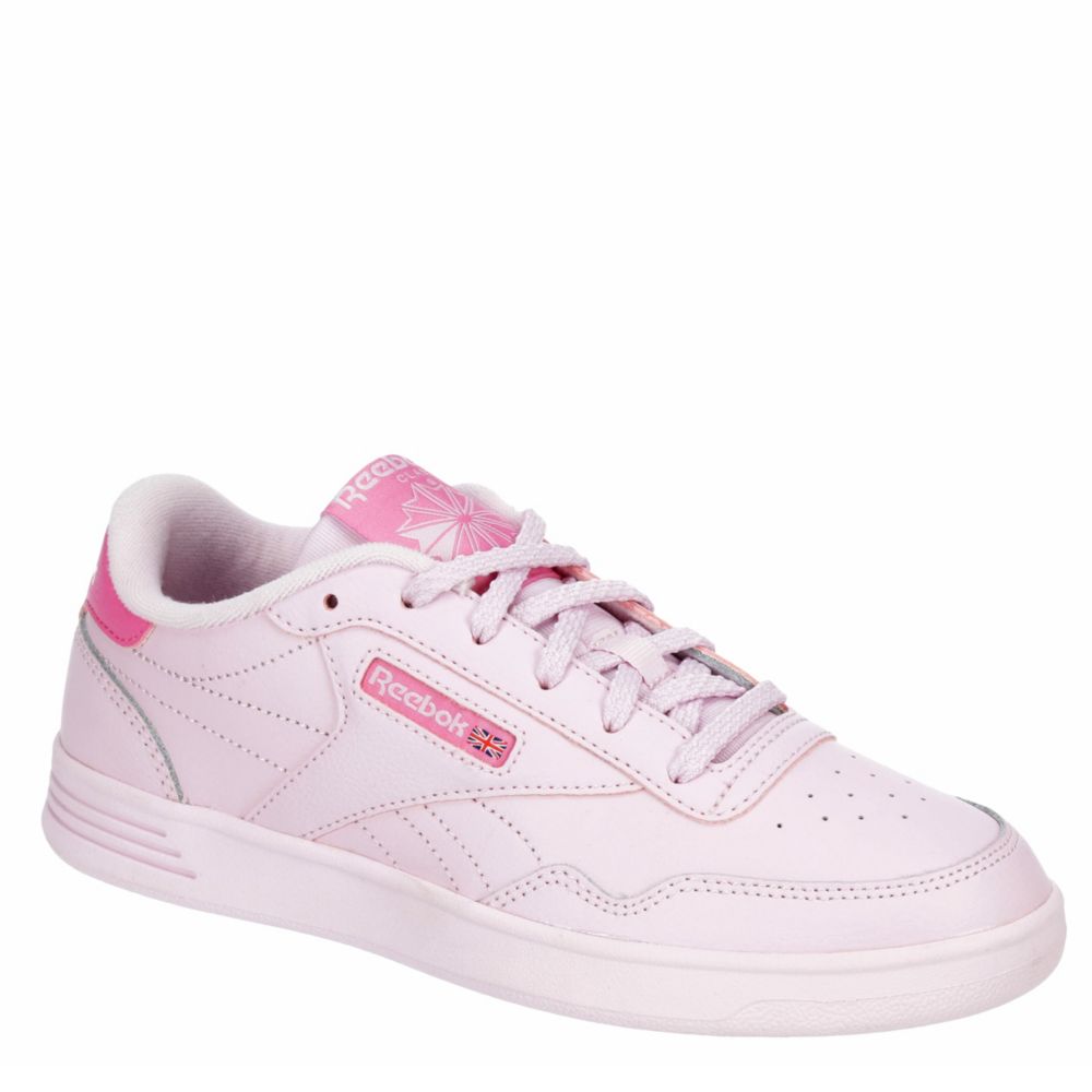 Pink Reebok Womens Club Memt Sneaker | Athletic | Off Broadway Shoes