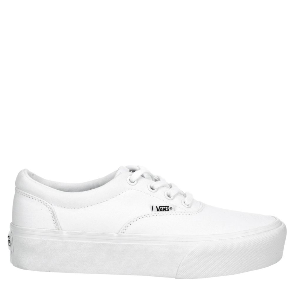 all white vans womens