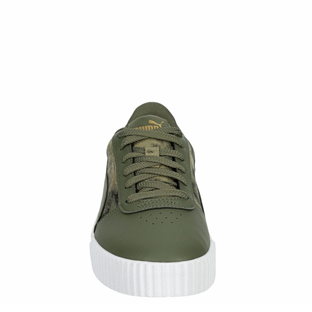 PUMA Womens Carina Sneaker - OLIVE
