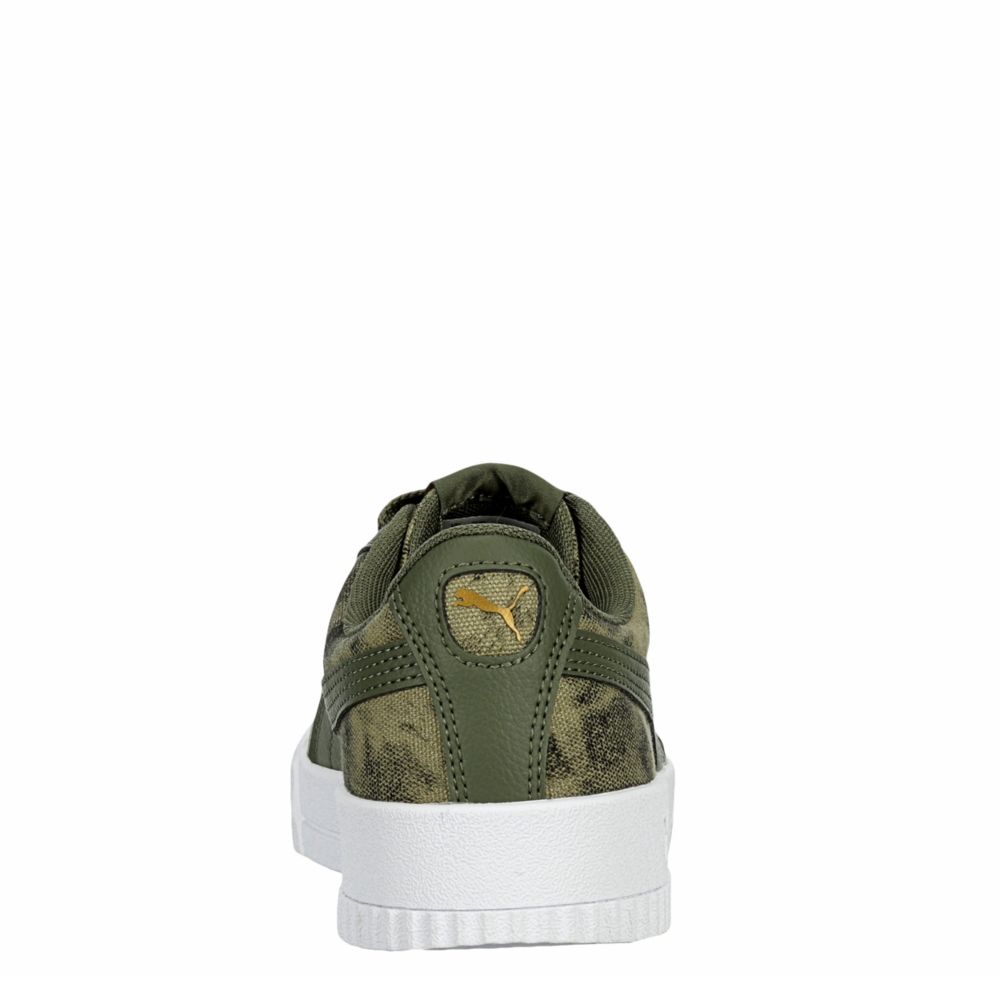 PUMA Womens Carina Sneaker - OLIVE
