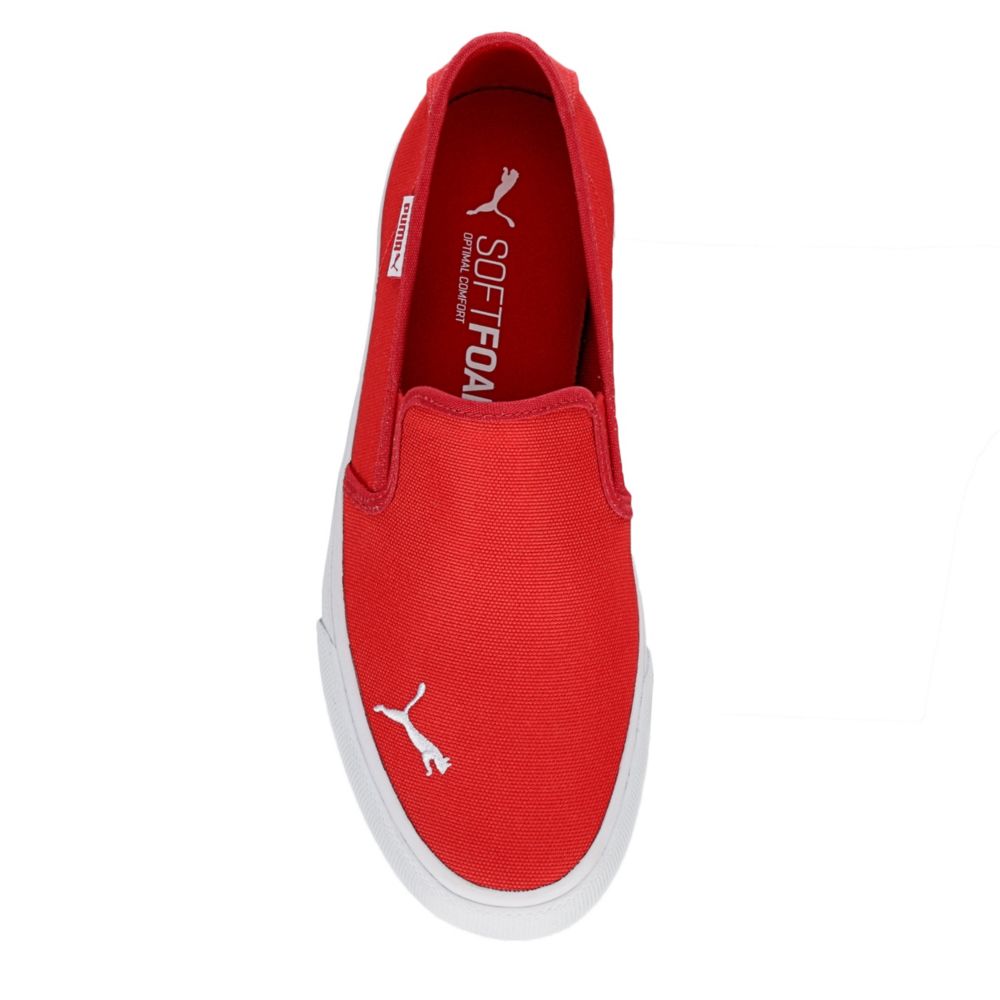red puma sneakers for women