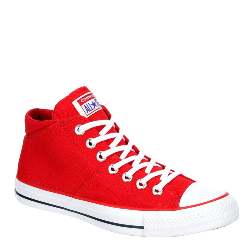 converse mid red