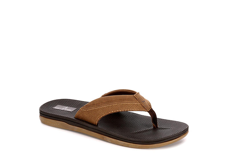Tan Bluefin Mens North Shore Flip Flop Sandal | Sandals | Off Broadway Shoes