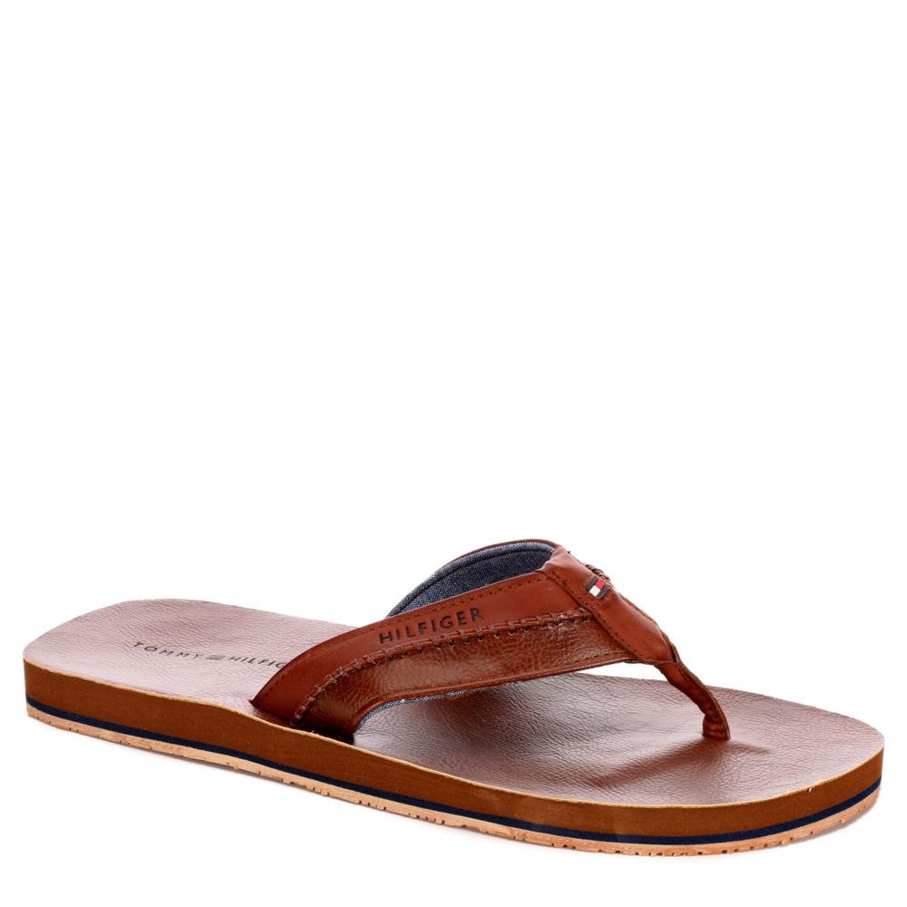 hilfiger flip flops mens