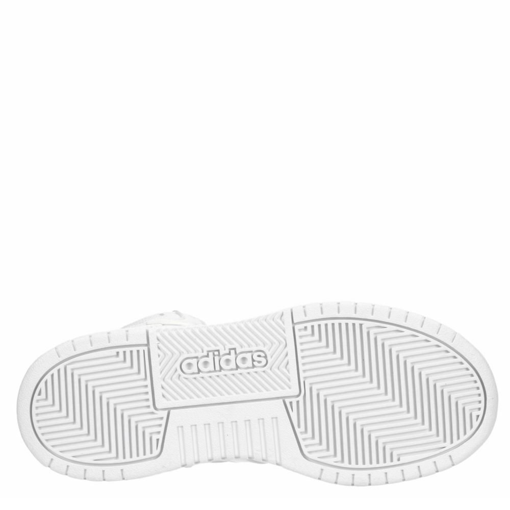 white mid top adidas