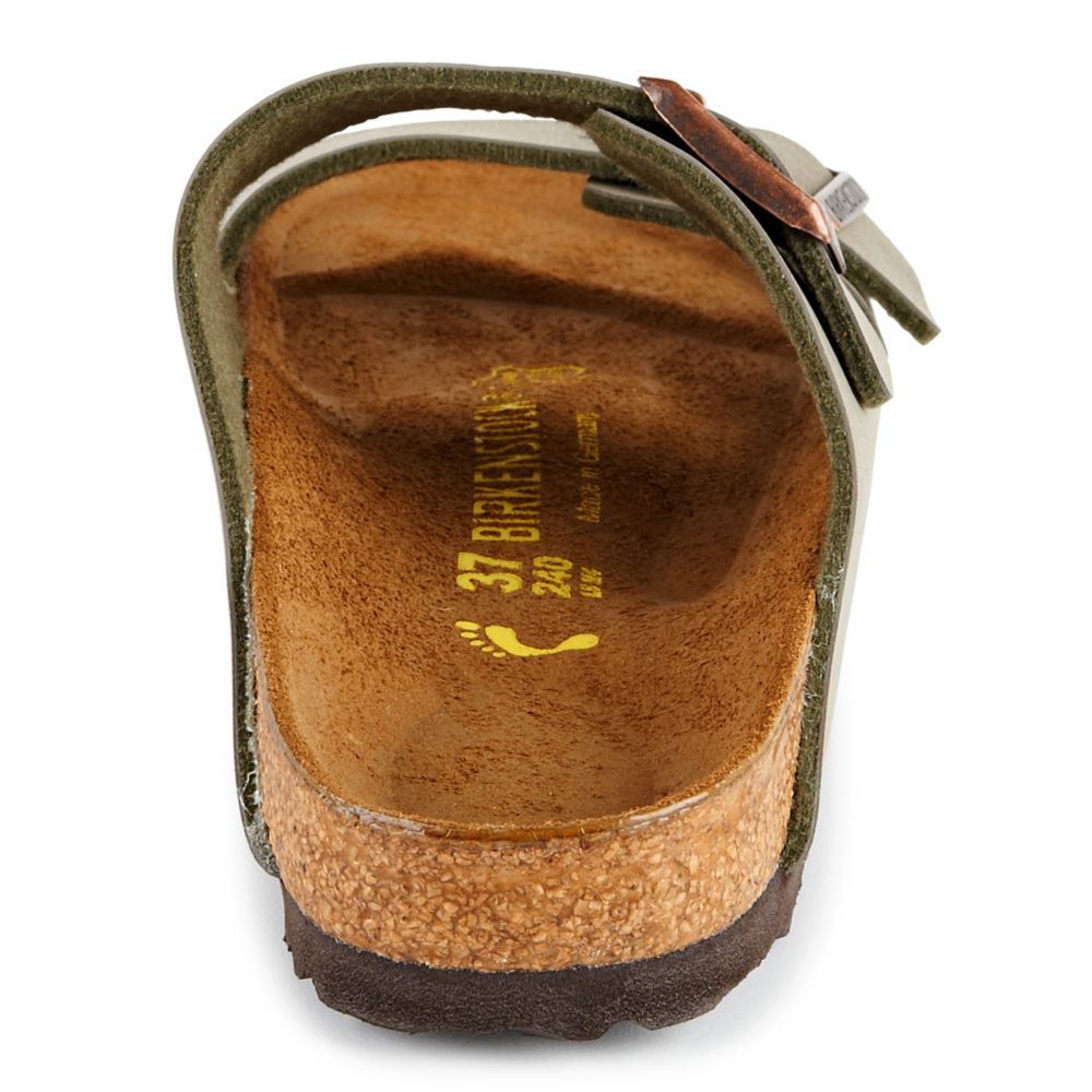 BIRKENSTOCK Mens Arizona 2 Strap Slide Sandal - STONE
