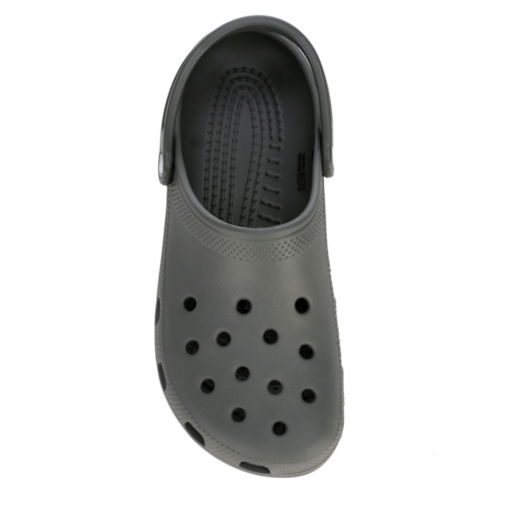 dark gray crocs