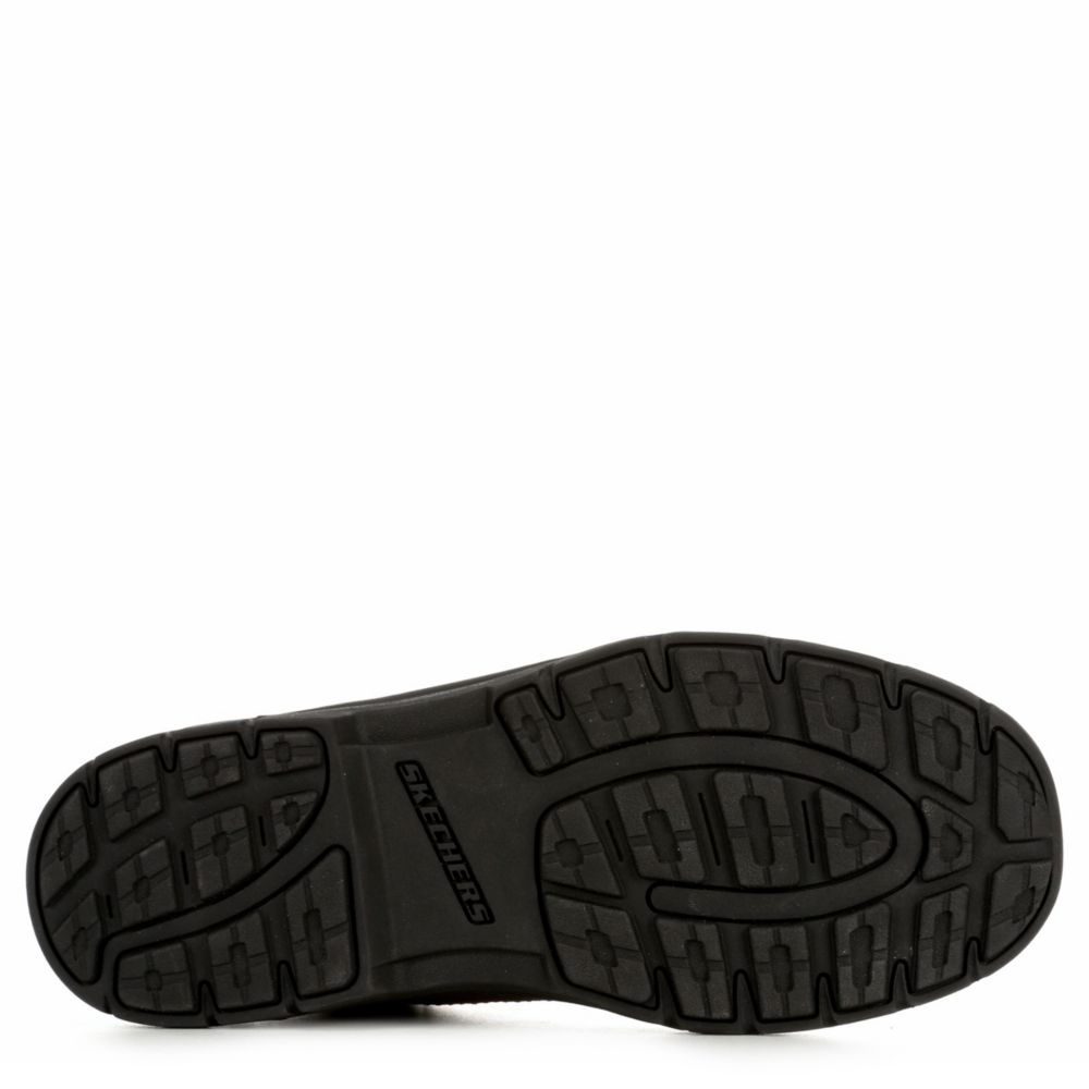 SKECHERS Mens Segment-garnet Leather Casual Boot - BROWN