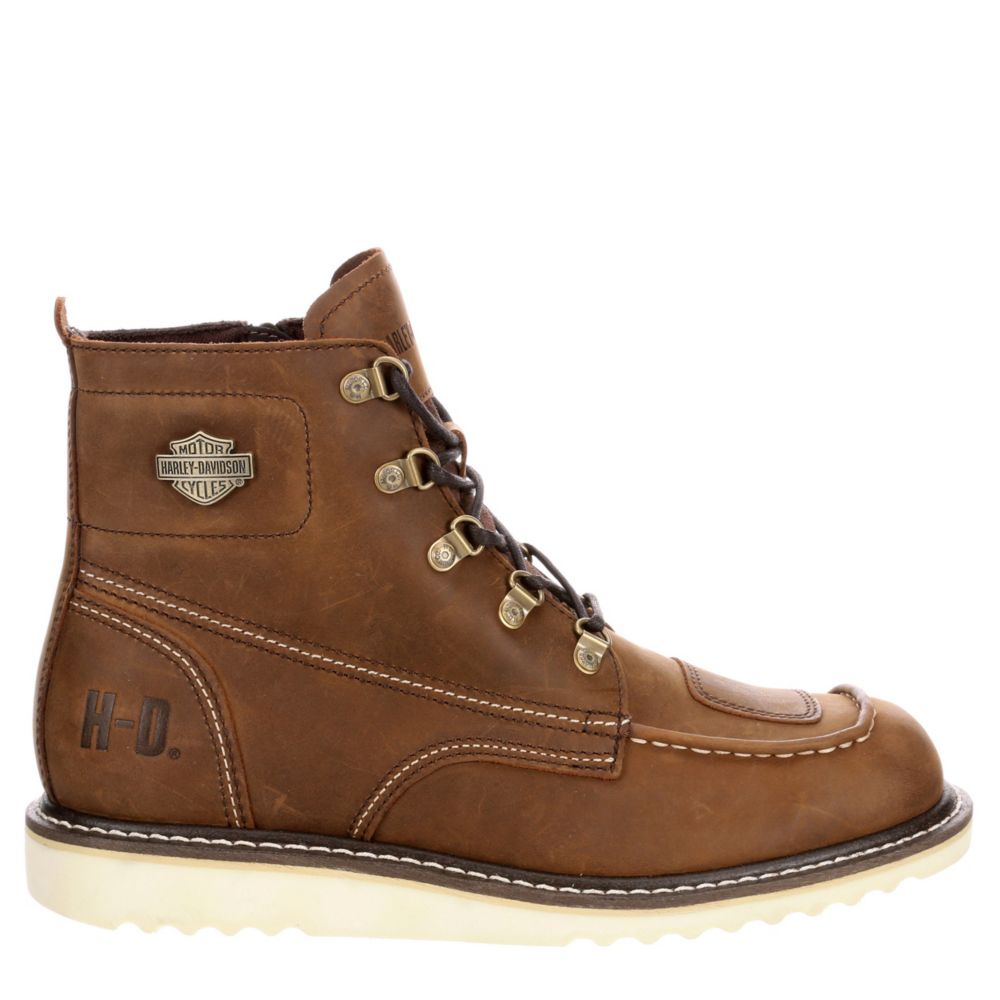 harley davidson moc toe boots