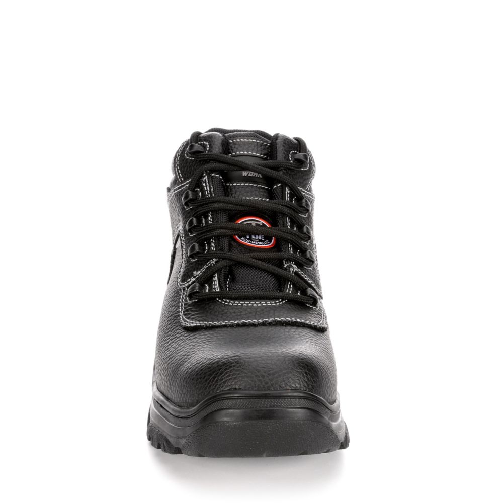 SKECHERS Mens Burgin-sosder Work Safety Boot - BLACK