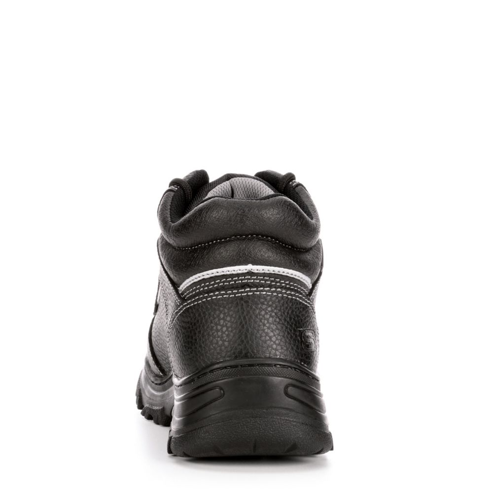 SKECHERS Mens Burgin-sosder Work Safety Boot - BLACK