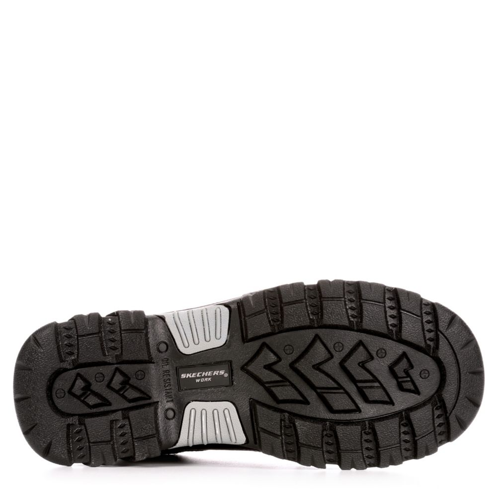 SKECHERS Mens Burgin-sosder Work Safety Boot - BLACK