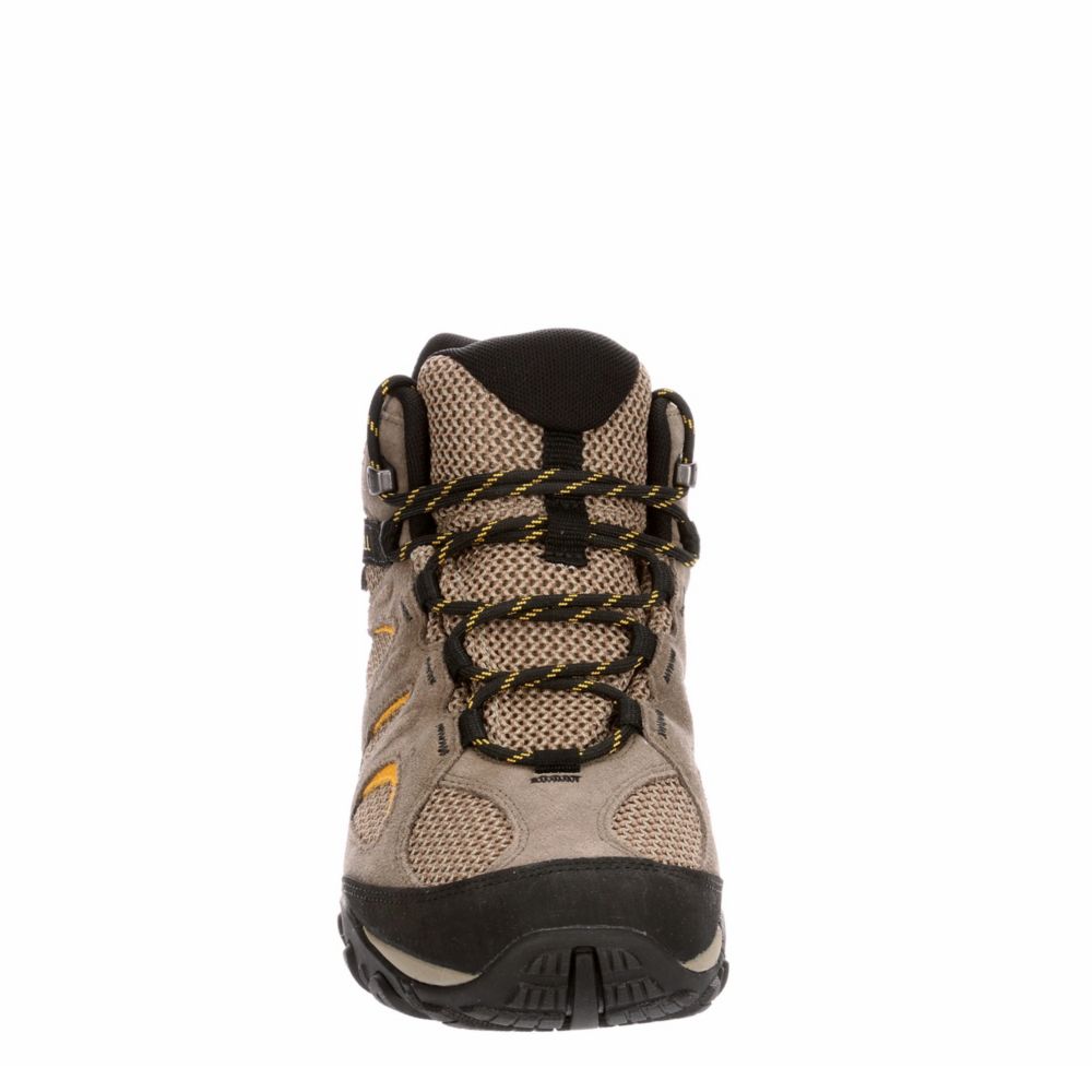 MERRELL Mens Yokota 2 Mid Waterproof Hiking Boot - TAUPE