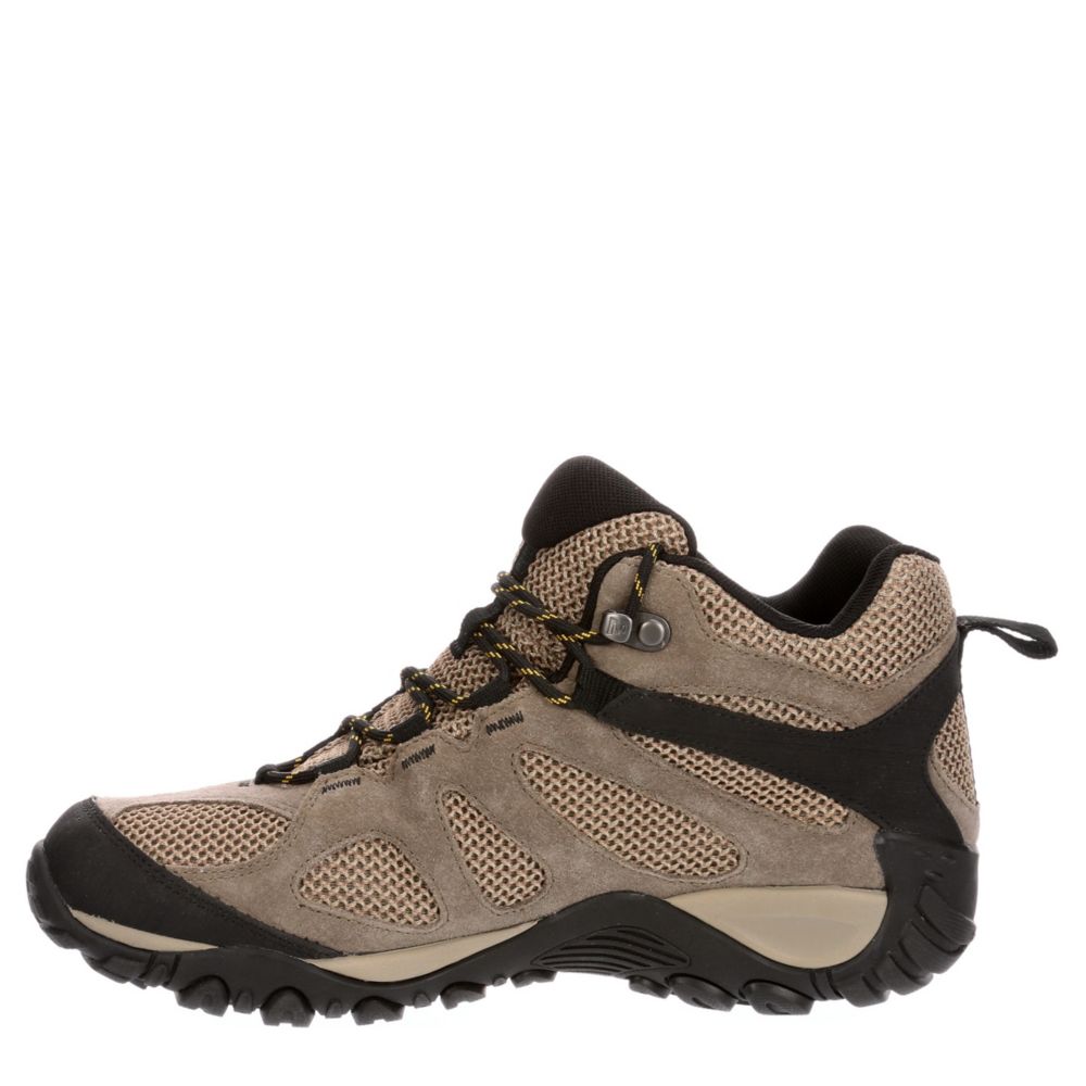MERRELL Mens Yokota 2 Mid Waterproof Hiking Boot - TAUPE
