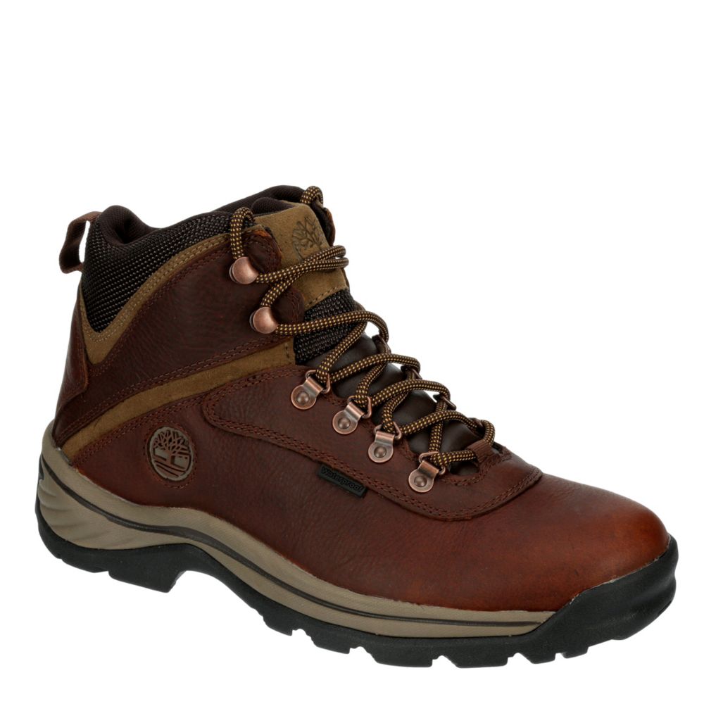 timberland white ledge men's waterproof boot dark brown