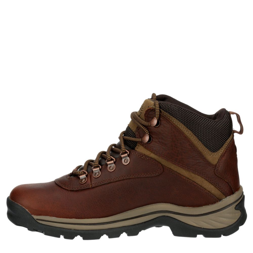 timberland white ledge men's waterproof boot dark brown