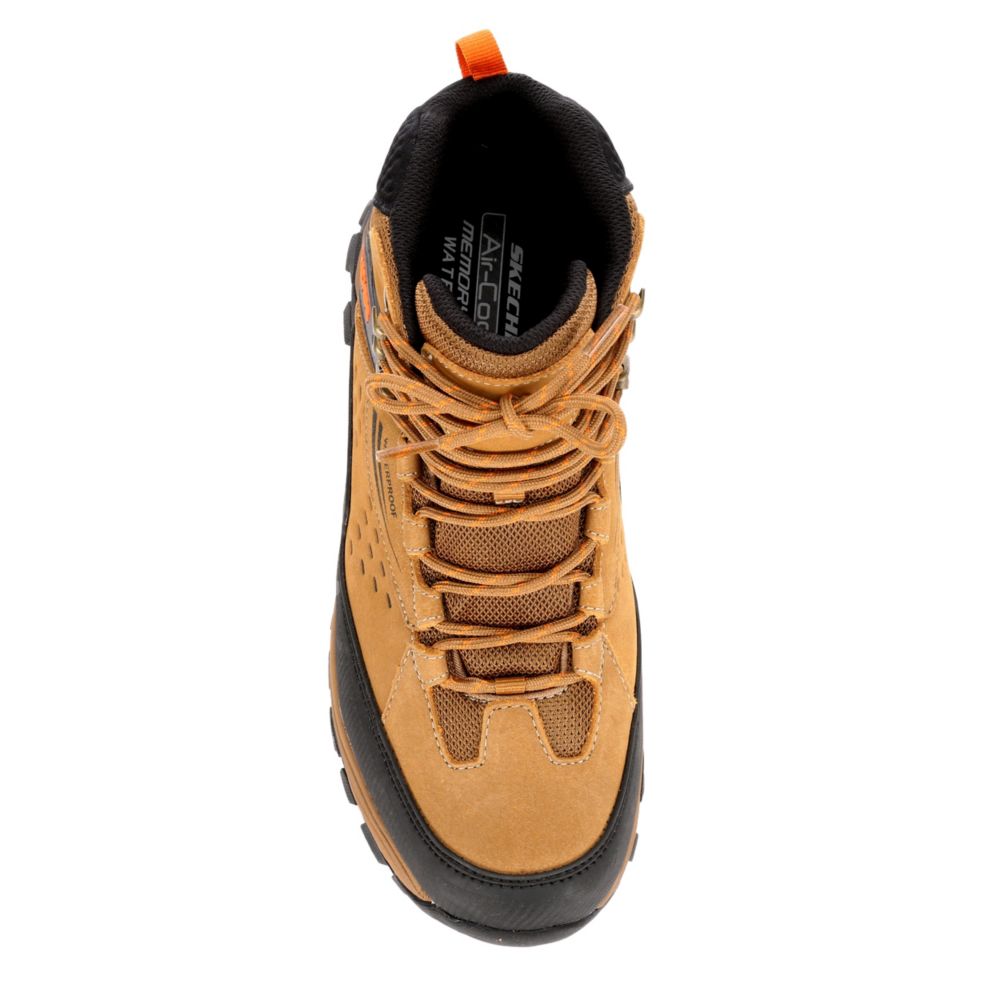 skechers relaxed fit polano norwood men's waterproof hiking boots