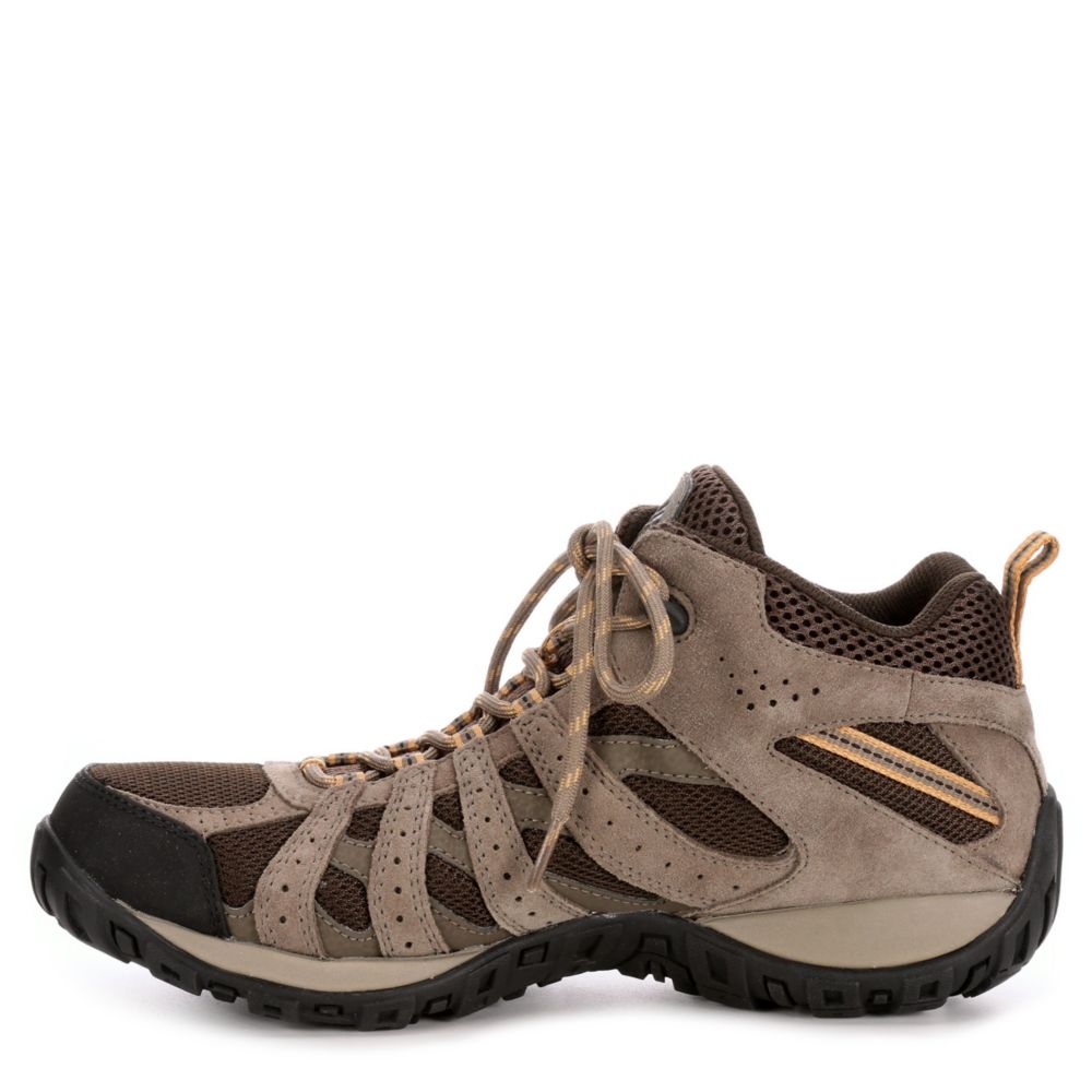 COLUMBIA Mens Redmond Mid Waterproof Hiking Boot - BROWN