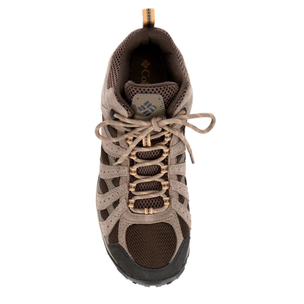 COLUMBIA Mens Redmond Mid Waterproof Hiking Boot - BROWN