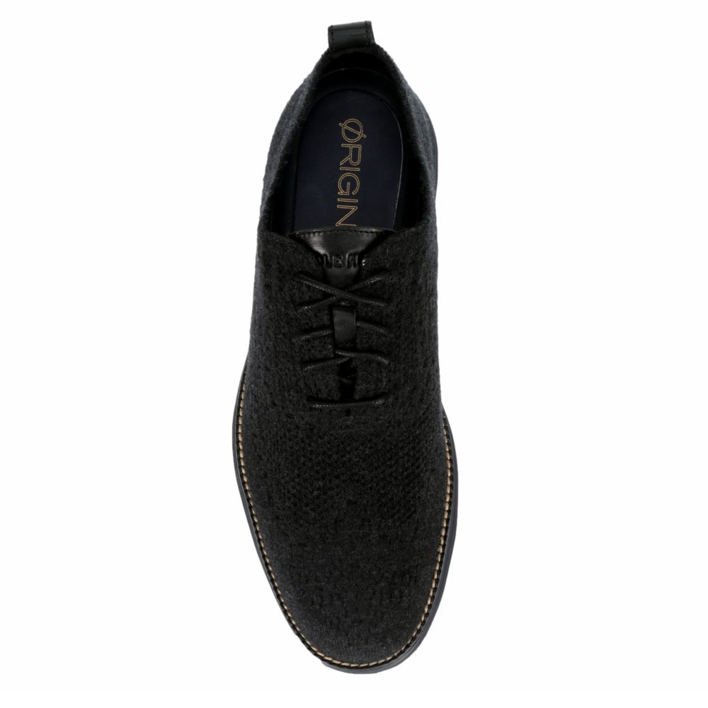 COLE HAAN Mens Original Grand Wingtip Oxford - BLACK