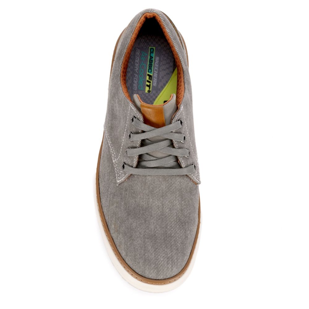 SKECHERS Mens Moreno-enderson Sneaker - TAUPE