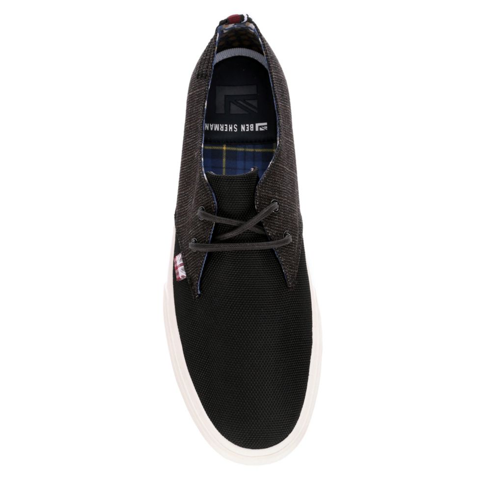 BEN SHERMAN Mens Bristol Oxford - BLACK