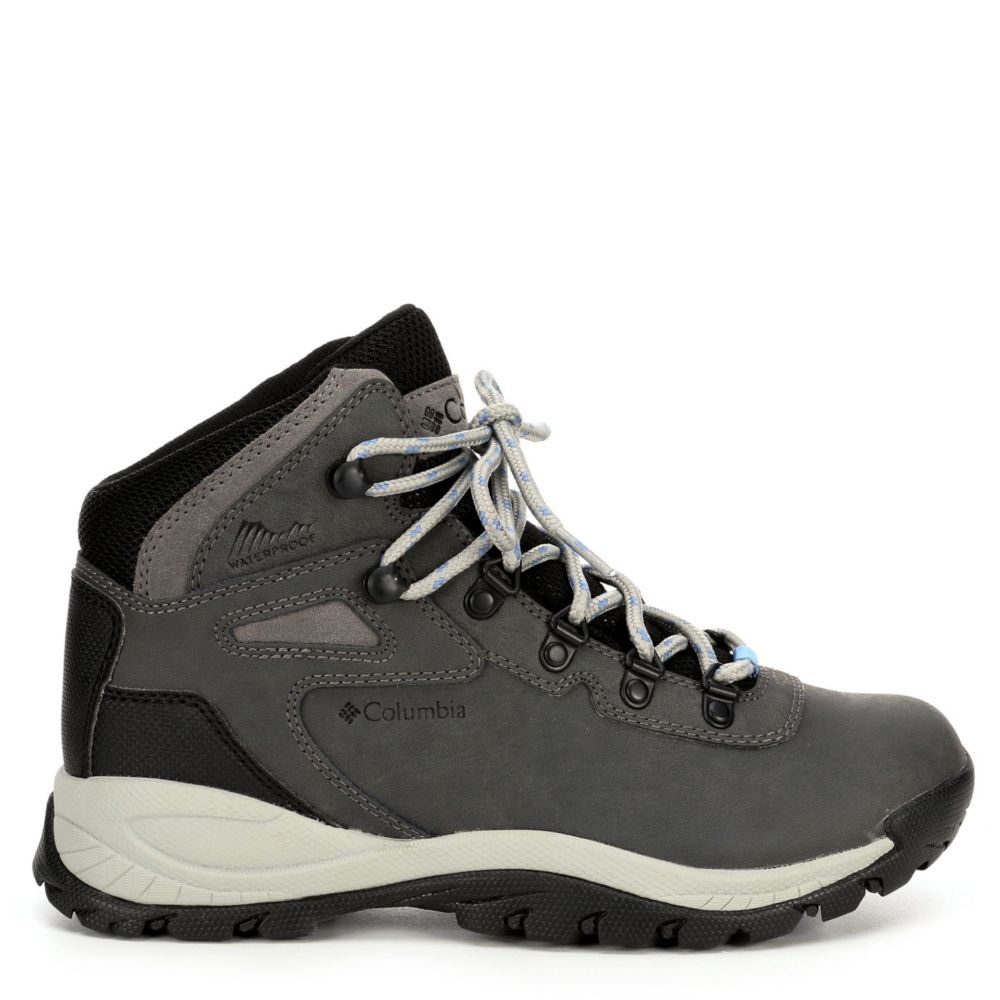 grey hiking boots